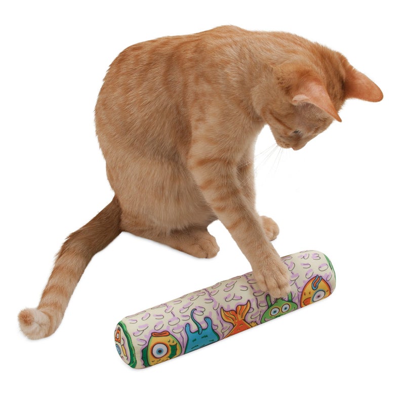 Fat Cat Fat Cat Kitty Kickz Gold Fish Roll Toy - Image 3